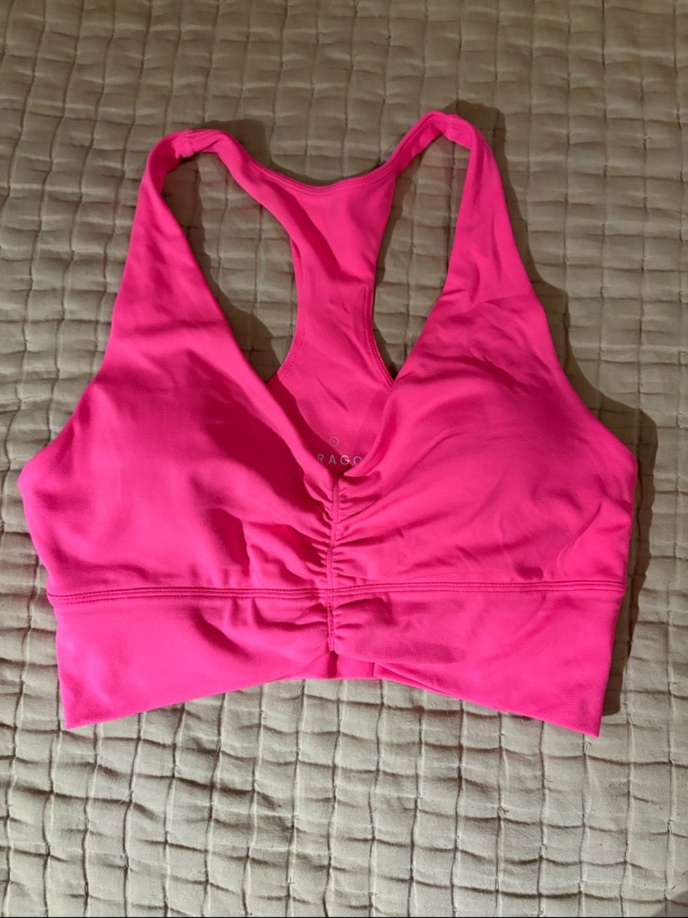 Paragon Fitwear Neon Pink Racerback Sports Bra